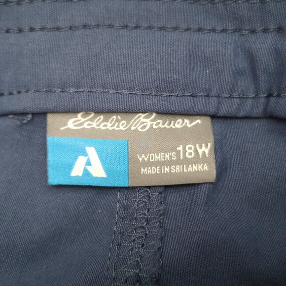 Eddie Bauer First Ascent Ladies Size 18W Navy Hiking Pants - Picture 3 of 15